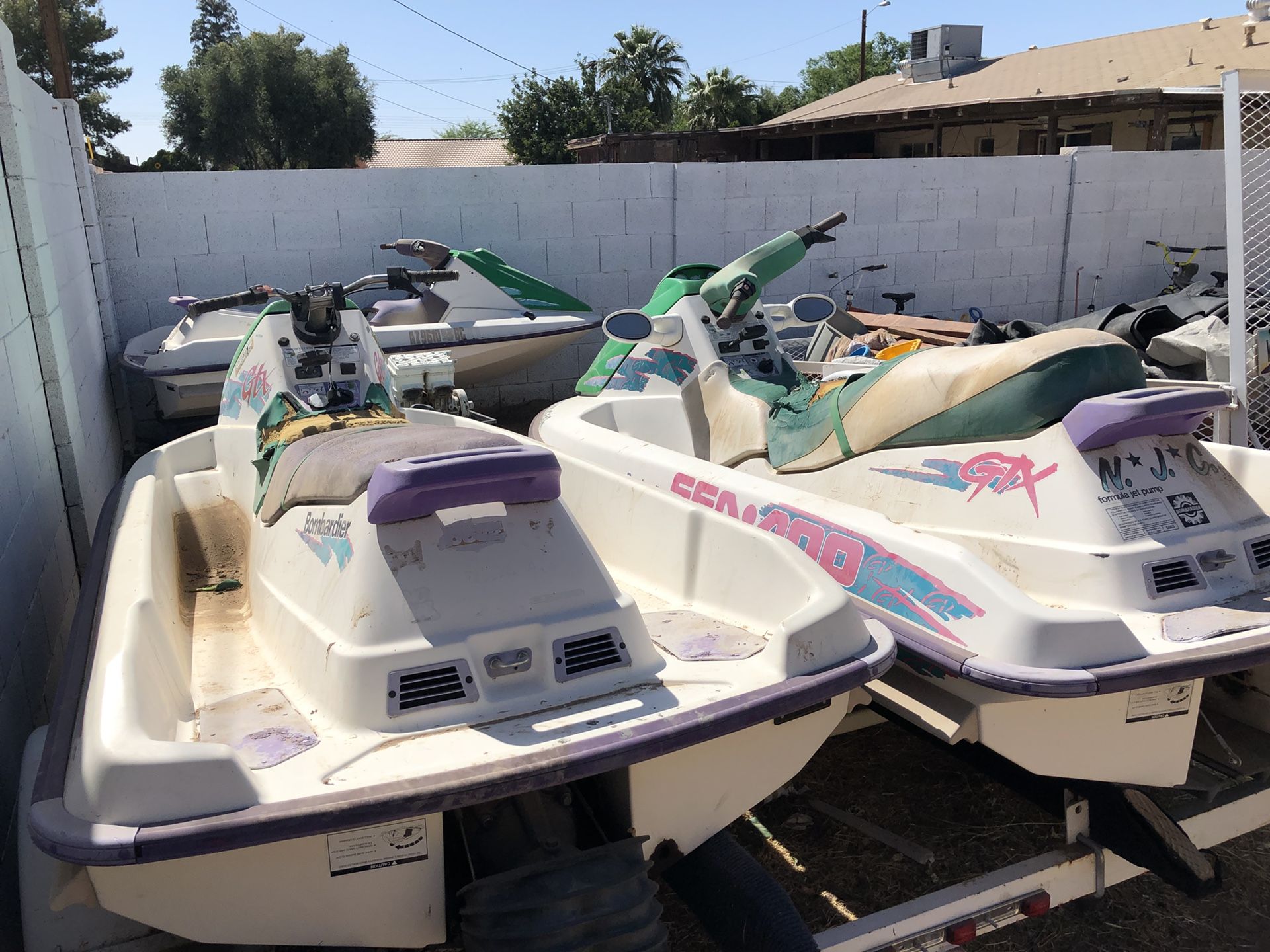 94, 95 seadoo with trailer