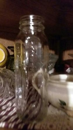 Glass baby bottle