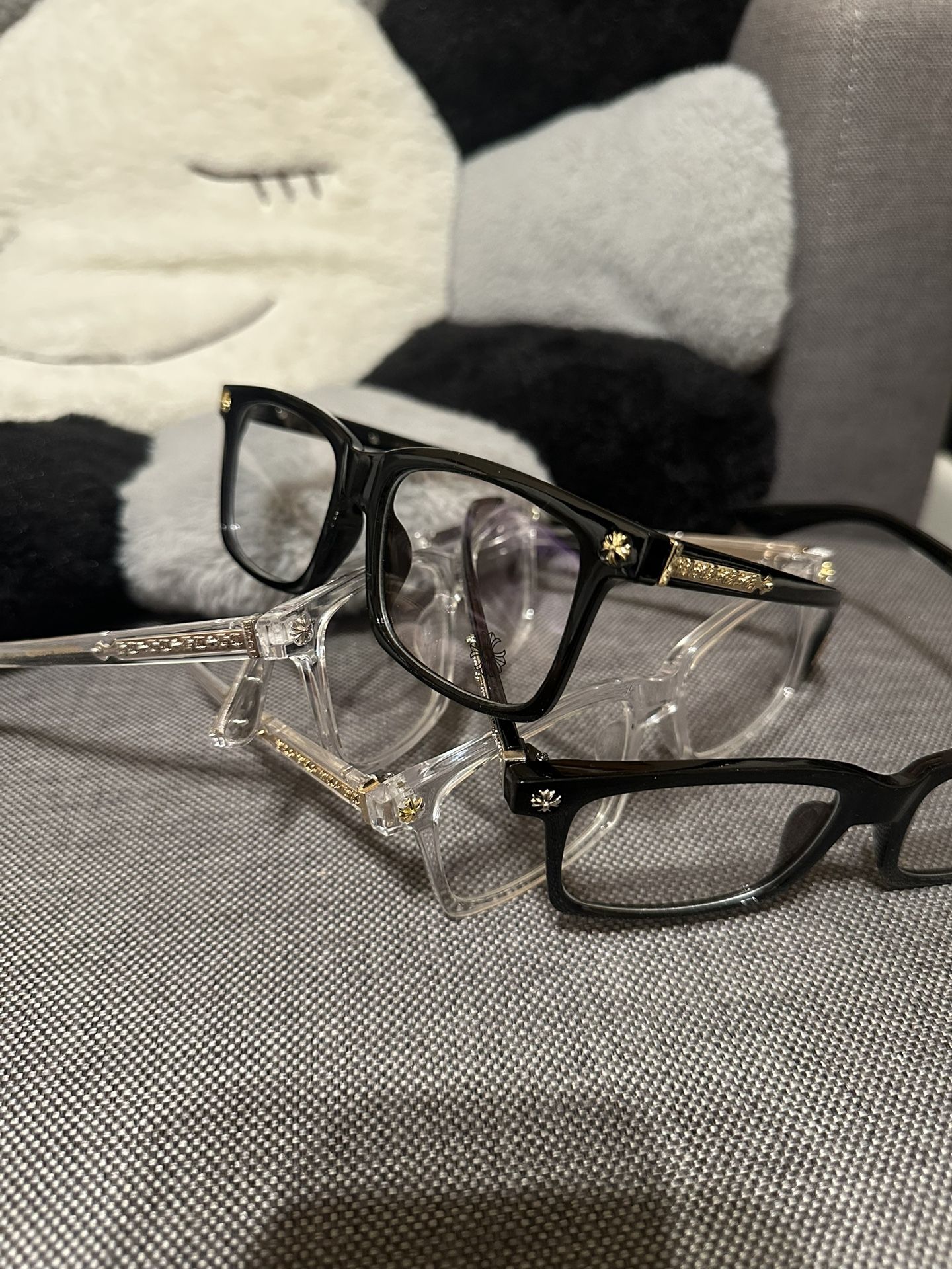 Blue Light Glasses Chrome Heart 