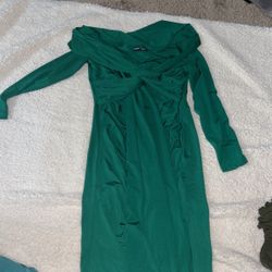 Green Bodycon Dress Large
