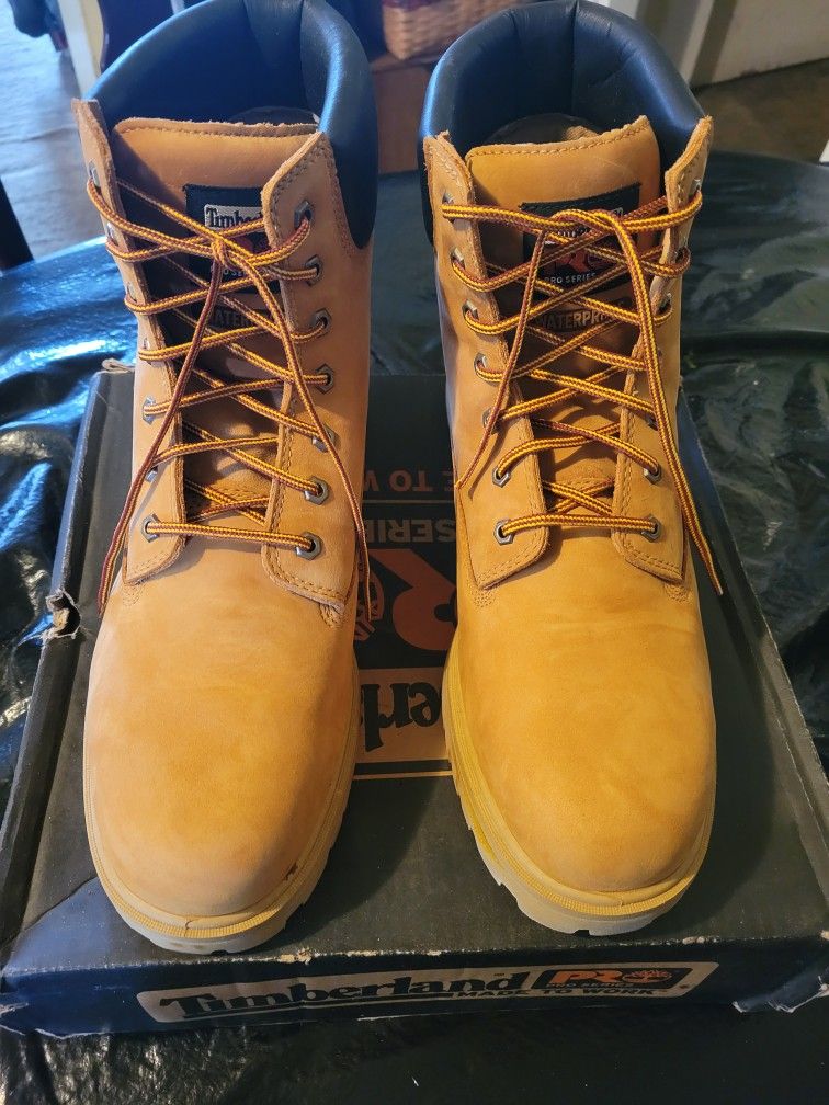 Leather Boots Size 15W Brand New Timberlands