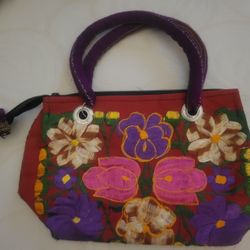 Womens Braided  Oaxacan Bag 
