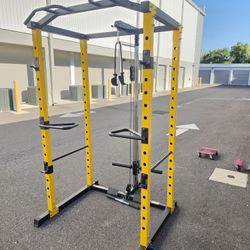 Weight Power Rack With Attachments 