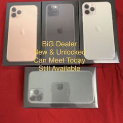 Unlocked Apple iPhone 11 Pro New $950 Or iPhone 11 Pro Max New $1100 with Warranty I Can Meet Up 