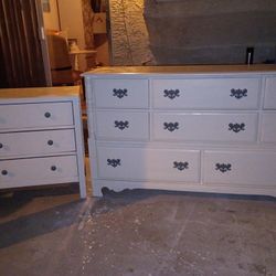 White Dresser Set