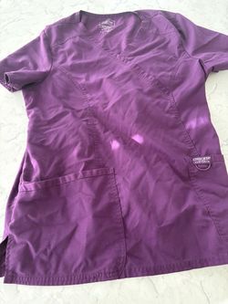 Cheerokee scrub top women’s, purple, size M