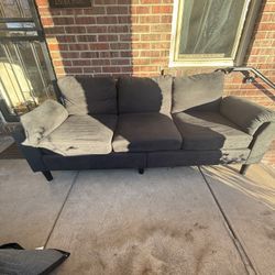 3 Seater Couch (Black) 