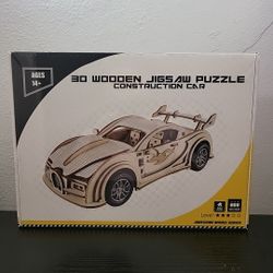 Think Gizmos TG905 - Wooden Racing Car - Build Your own Laser Cut Wood Car Kit
