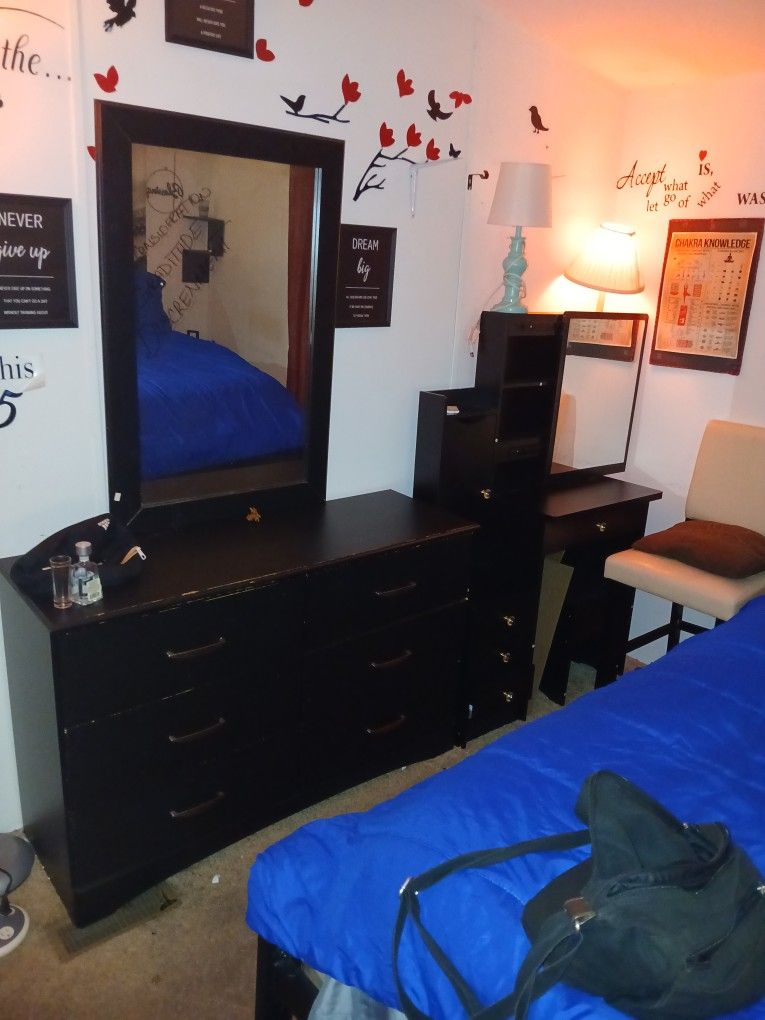 Whole Bedroom Setup I'm Moving It Almost Go