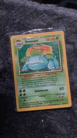 Pokémon TCG - Rare Base Set Venusaur 15/102 Holo Unlimited