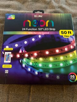 Illumina Neon RGB 50ft LED Strip with Remote