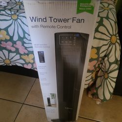 Lasko Wind Tower Fan With Remote Control 