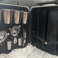 Vintage Travel Bar Case 