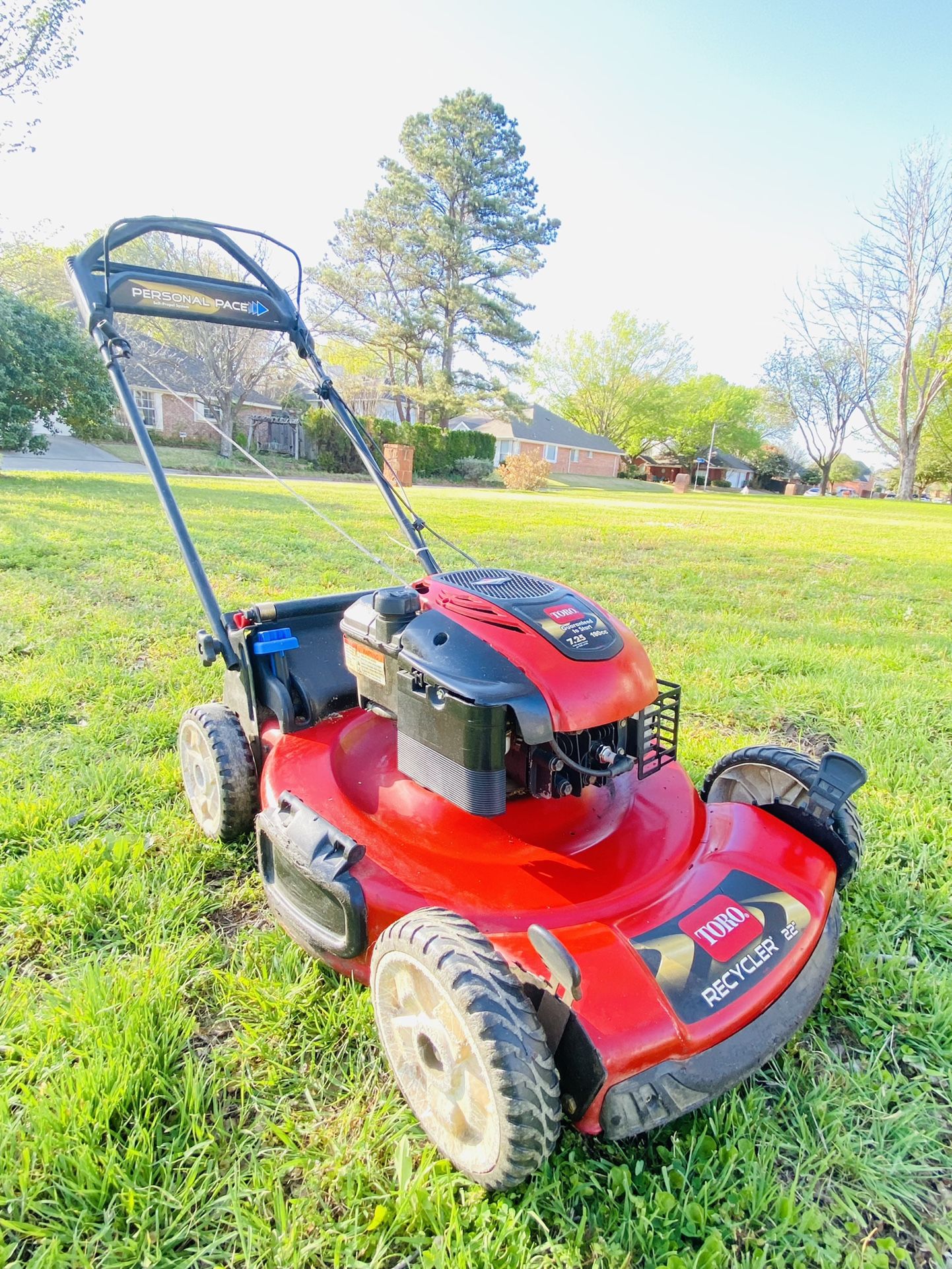 Toro Recycler 22” / 7.25HP / 190cc Self Propelled Lawn Mower (NO BAG