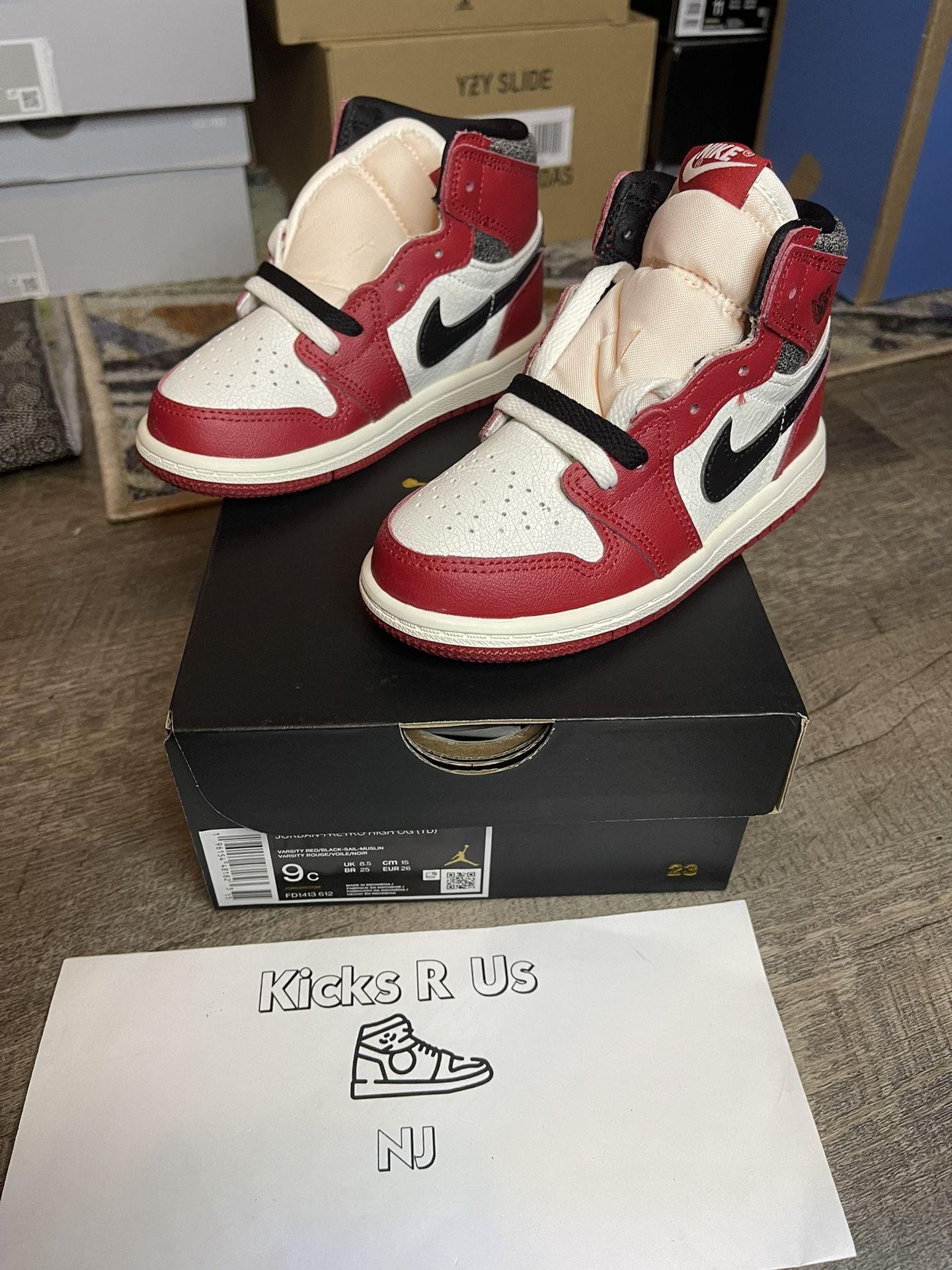 Air Jordan 1 Lost & Found Toddler Size 9c