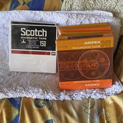 Ampex & Scotch recording tapes - NEW