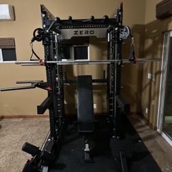 Smith Machine 400 | Adjustable Bench | 245lb Cast Iron Olympic Weights | 7ft Olympic Bar | Fitness | Gym Equipment | FREE DELIVERY/INSTALLATION 🚚 🛠️