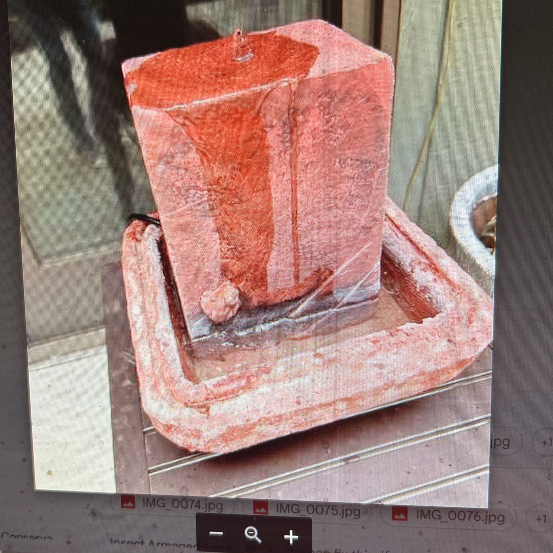 Table Top Outdoor Water Feature