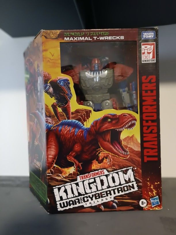 Transformers War For Cybertron Kingdom Leader Class Maximal T-wrecks