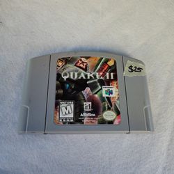 Quake II 2 Nintendo 64 N64 game