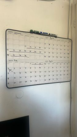 Large Whiteboard Calendar