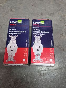 Single outlet receptacle 20 amp