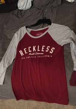 Reckless and Obey baseball tees