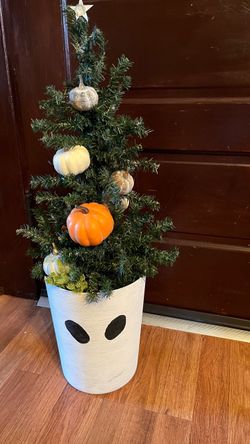 Halloween Ghost Pumpkin Tree Decoration