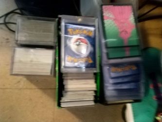 Large Lot of Pokémon Trading Cards