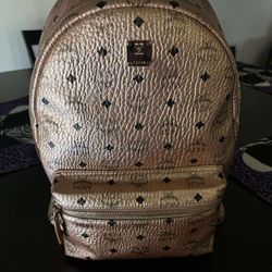 Authentic Champagne Gold Backpack 