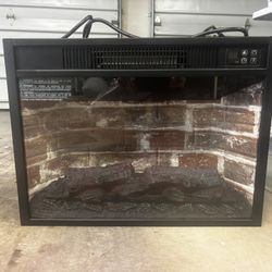 23” Electric Fireplace Insert/Heater 