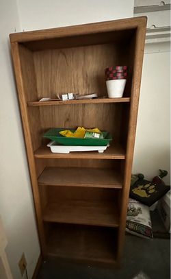 Oak book shelf