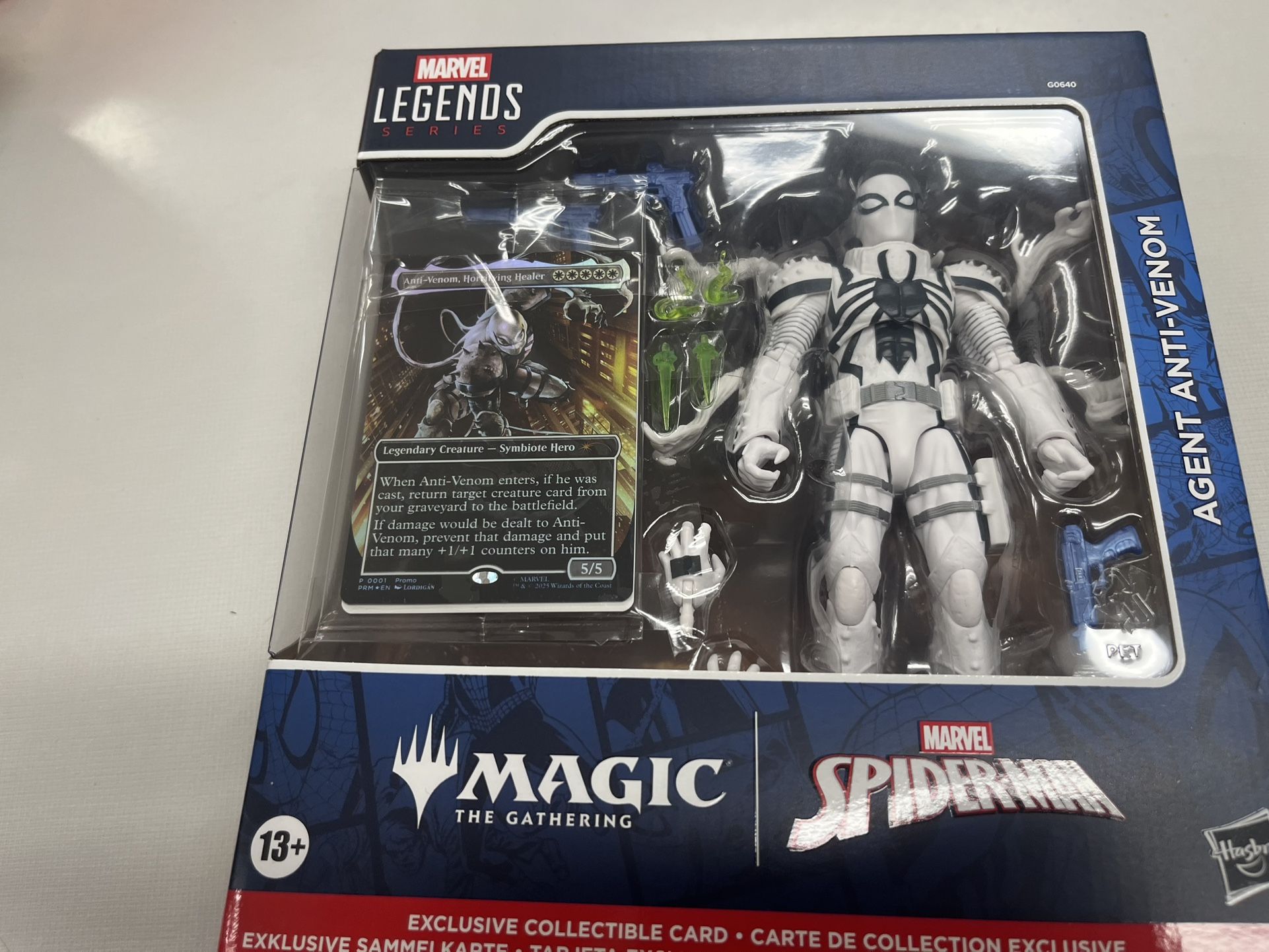 Marvel Legends Spider-Man Magic The Gathering Agent Anti- Venom