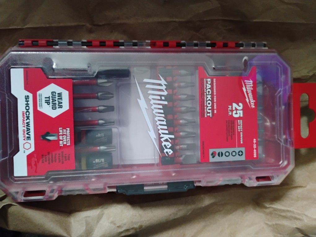 Milwaukee Shockwave Bits 