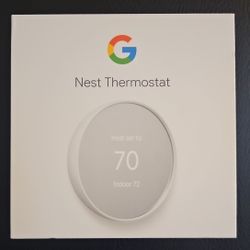 Google Nest Smart Thermostat NEW - HVAC Heat Cool Energy Savings