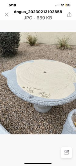 Concrete Table 