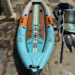 BOTE Zeppelin inflatable kayak/SUP w/ paddle & pump