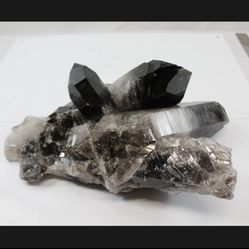 LARGE 12.7 Pound Natural Smoky Quartz Crystal Cluster