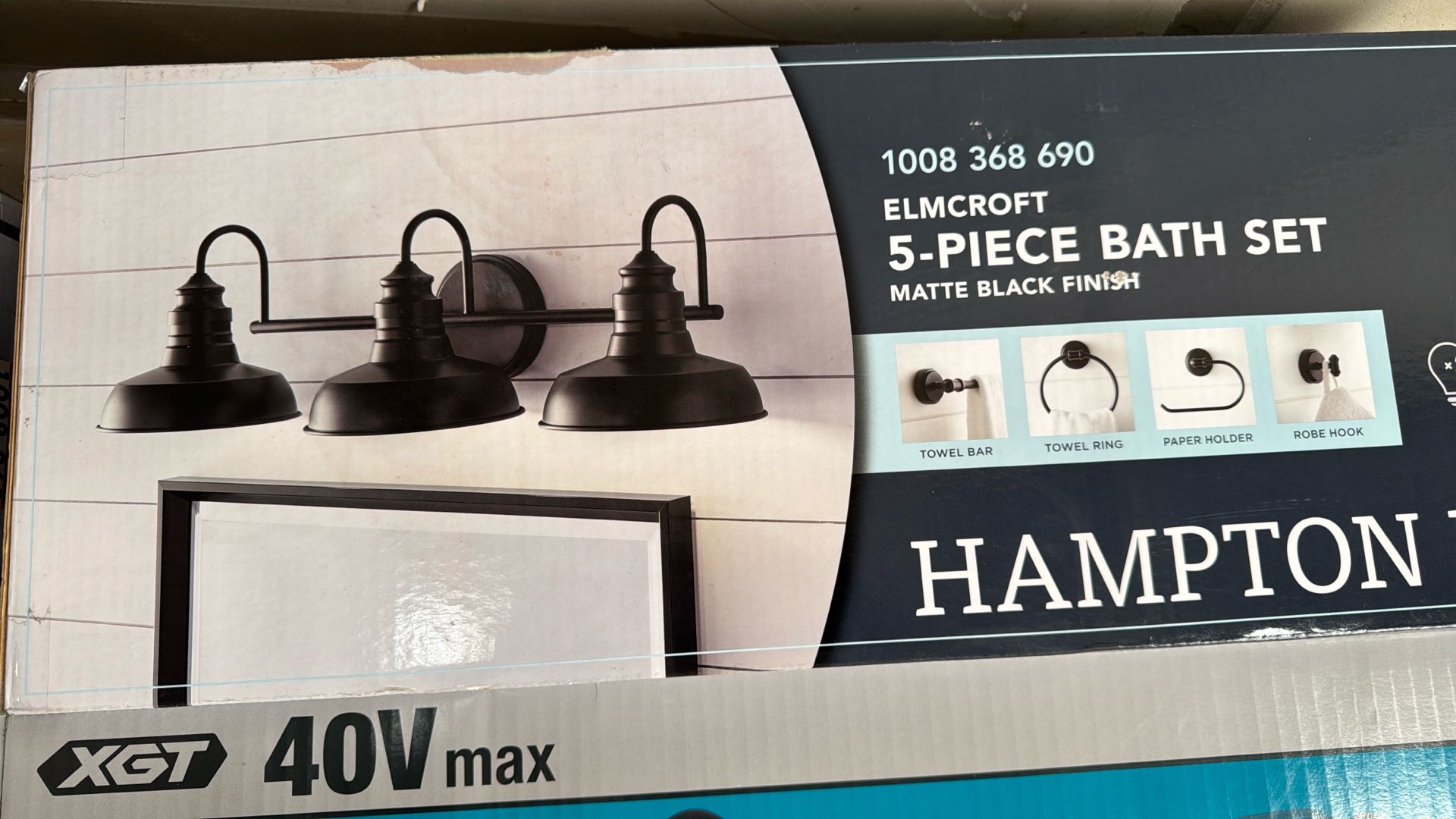 Bath Lights And 5 Piece Bath Set