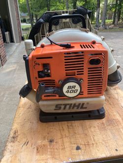 Sthil BR400 backpack blower refurbished. Older Sthil BR 400