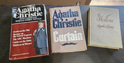 (3) Agatha Christie - Hardback Books - $10/all