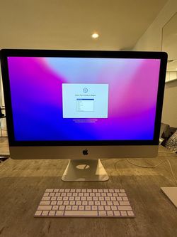 Apple iMac 27-inch Retina 5K 2017 i5 8GB 1TB Fusion Keyboard Trackpad