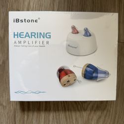 iBstone K17 Hearing Aids, Rechargeable Hearing Aids to Assist Hearing for Seniors Adults, Mini Completely-in-Canal Digital Hearing Devices with Noise 