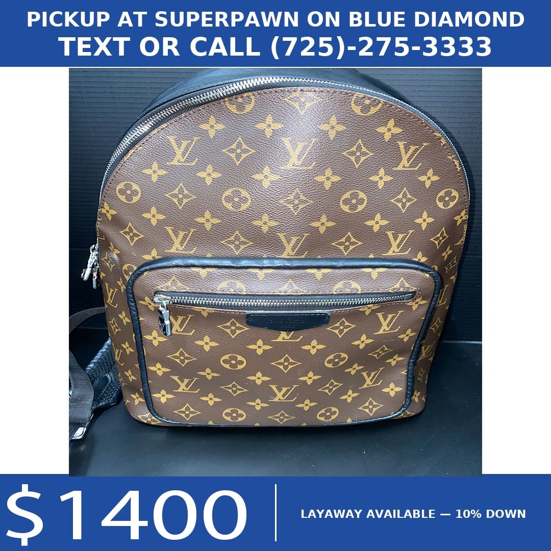 Louis Vuitton Josh Monogram Canvas Backpack — Entrupy Authenticated — Ask for David