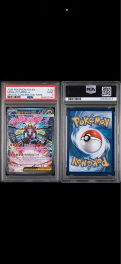 2026 POKEMON POR EN-PERFECT ORDER #120 MEGA ZYGARDE EX SPECIAL ILLUSTRATION RARE PSA 9