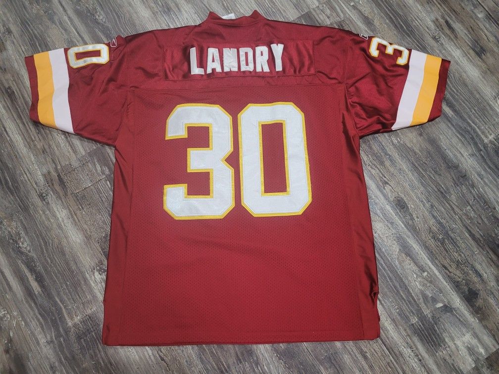 Reebok NFL Equipment On Field Washington Redskins #30 LARON LANDRY Jersey XXL Sz 52
