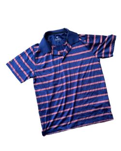 Performance Series Vintage Stripe Polo Shirt Size Large