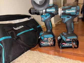 Makita drill & impact w/ 40v battery combo kit