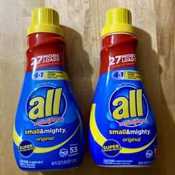 All Small & Mighty -53 load bottle 2 for $7