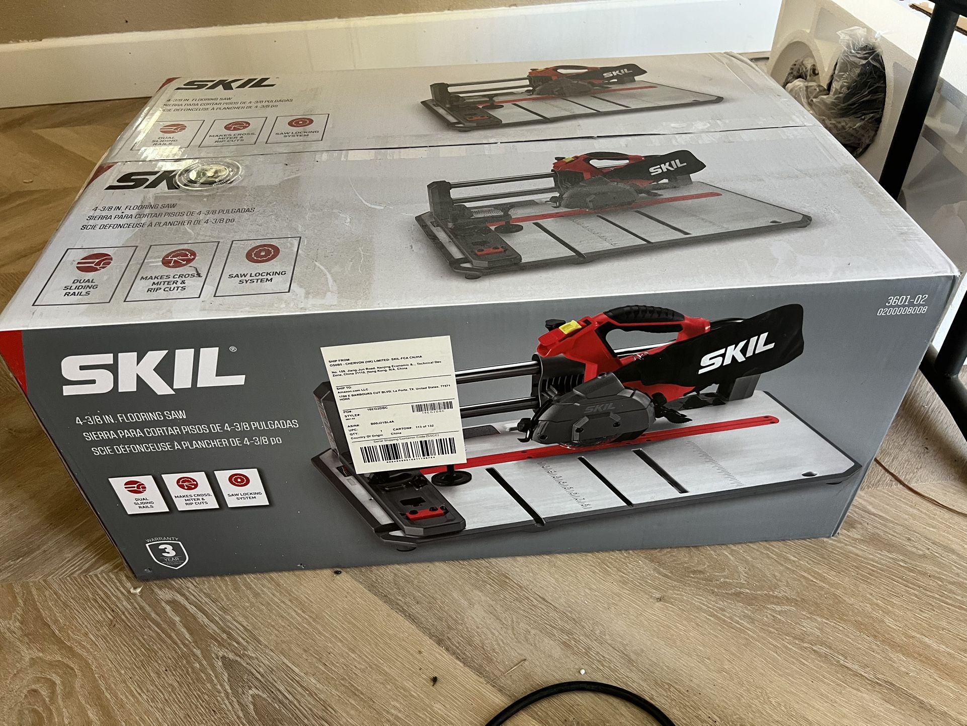 Brand New, Unopened SKIL 3601-02 Flooring Saw w/ 36T Contractor Blade